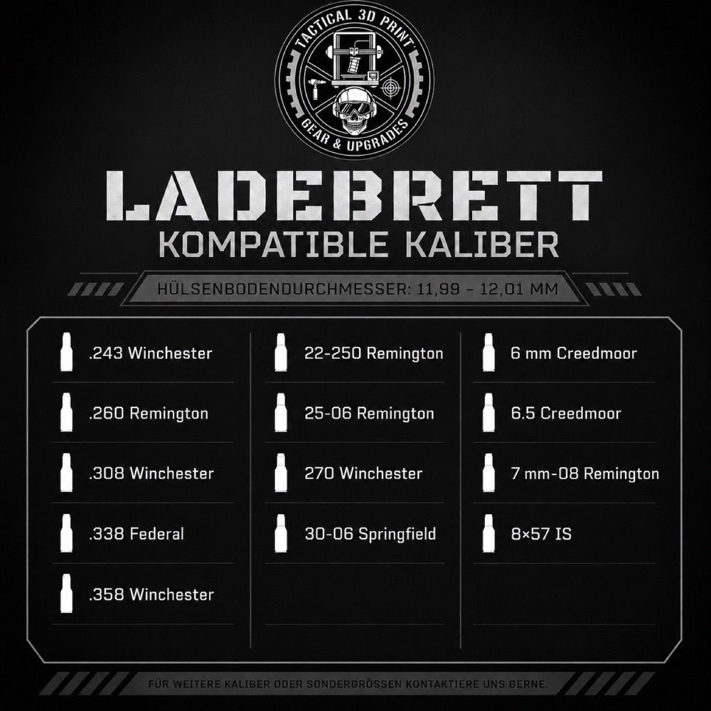 Ladebrett Standardkaliber Stapelbar - 150 Patronen - Bild 2